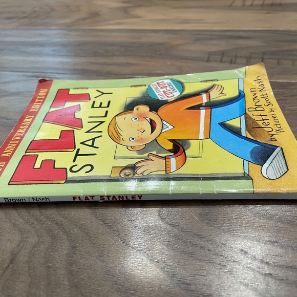 "Flat Stanley" 40th Anniversary Edition Paperback Book - Picture 2 of 7